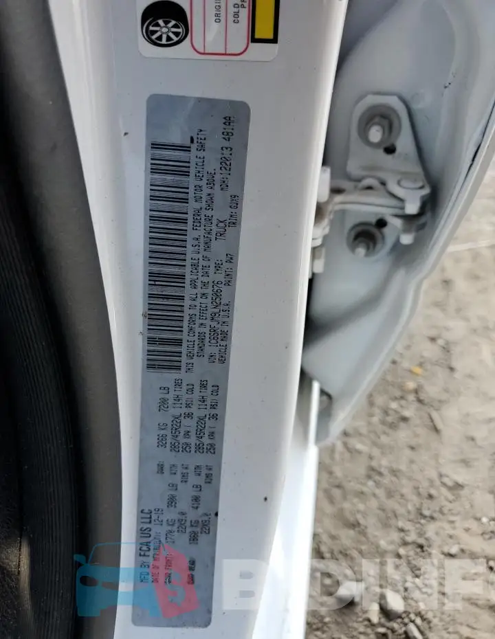 1C6SRFJM9LN250676 Photo# 12