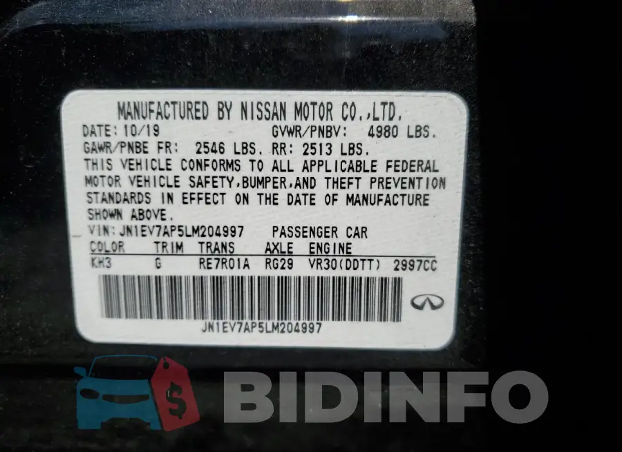 JN1EV7AP5LM204997 Photo# 12