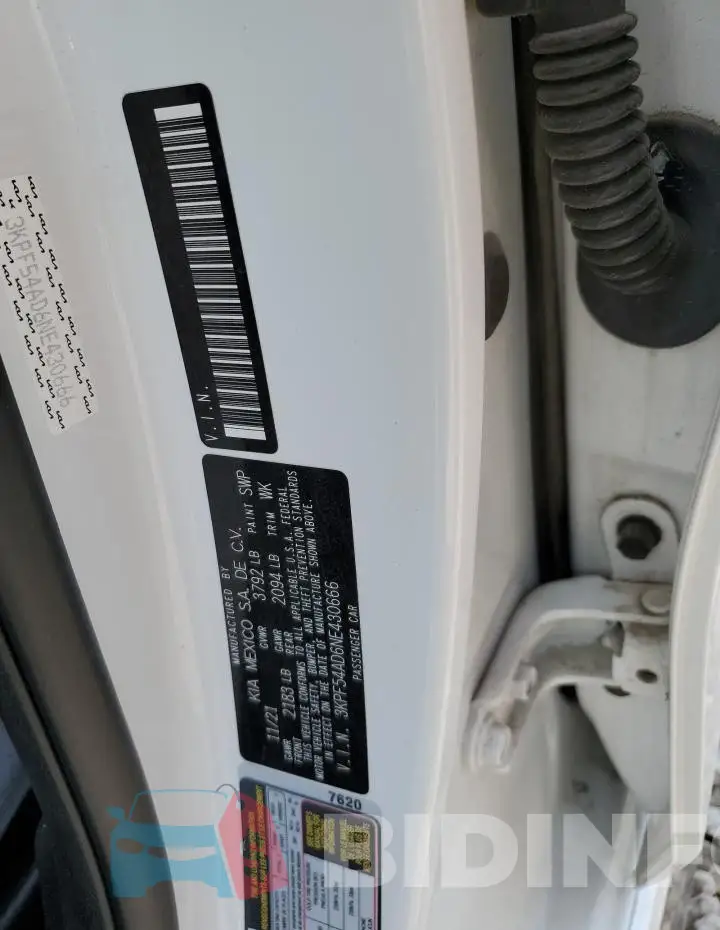3KPF54AD6NE430666 Photo# 12