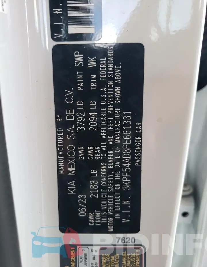 3KPF54AD8PE661331 Photo# 12