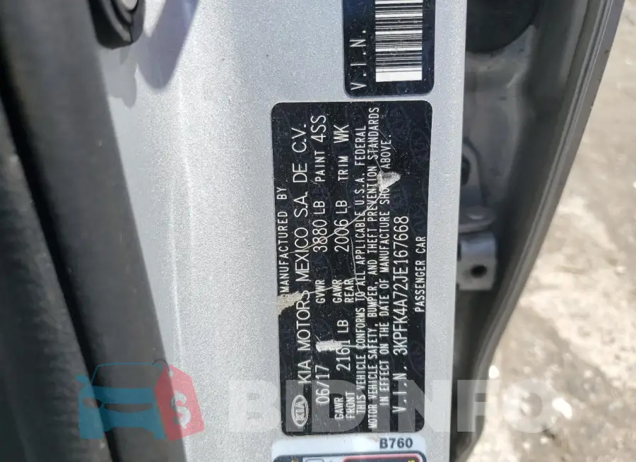 3KPFK4A72JE167668 Photo# 12