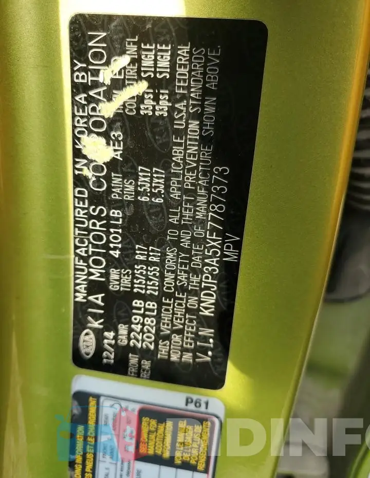KNDJP3A5XF7787373 Photo# 12