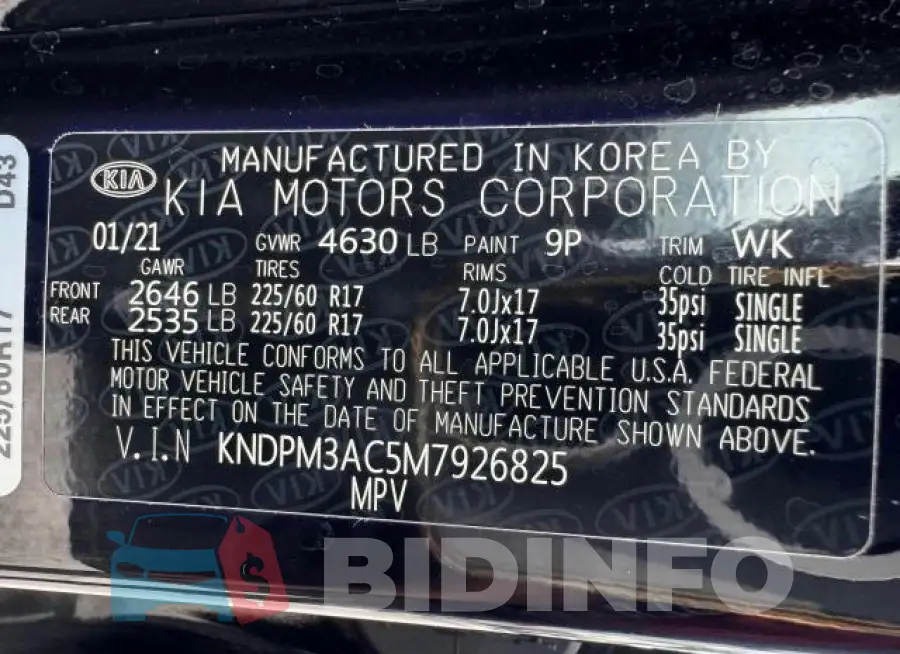 KNDPM3AC5M7926825 Photo# 15