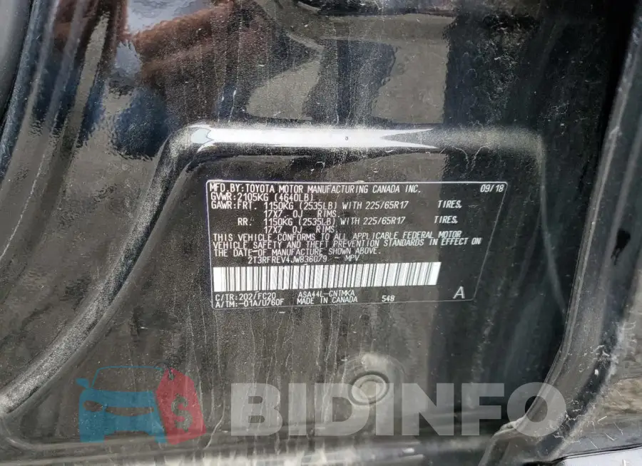 2T3RFREV4JW836079 Photo# 13