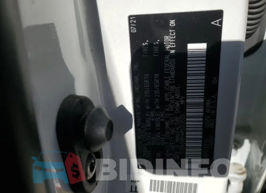 5TDHZRBH4MS552555 Photo# 12