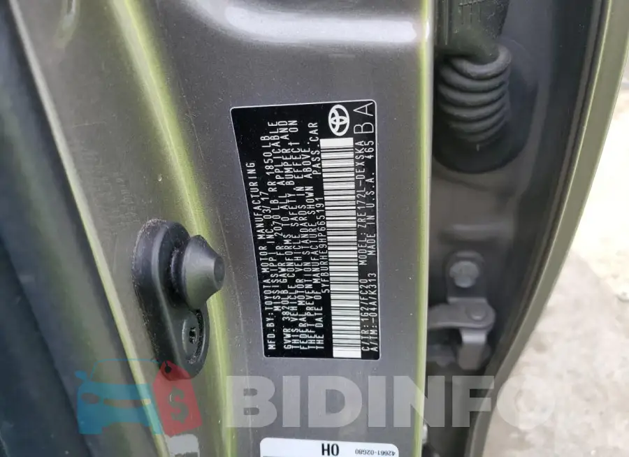 5YFBURHE9HP665191 Photo# 12