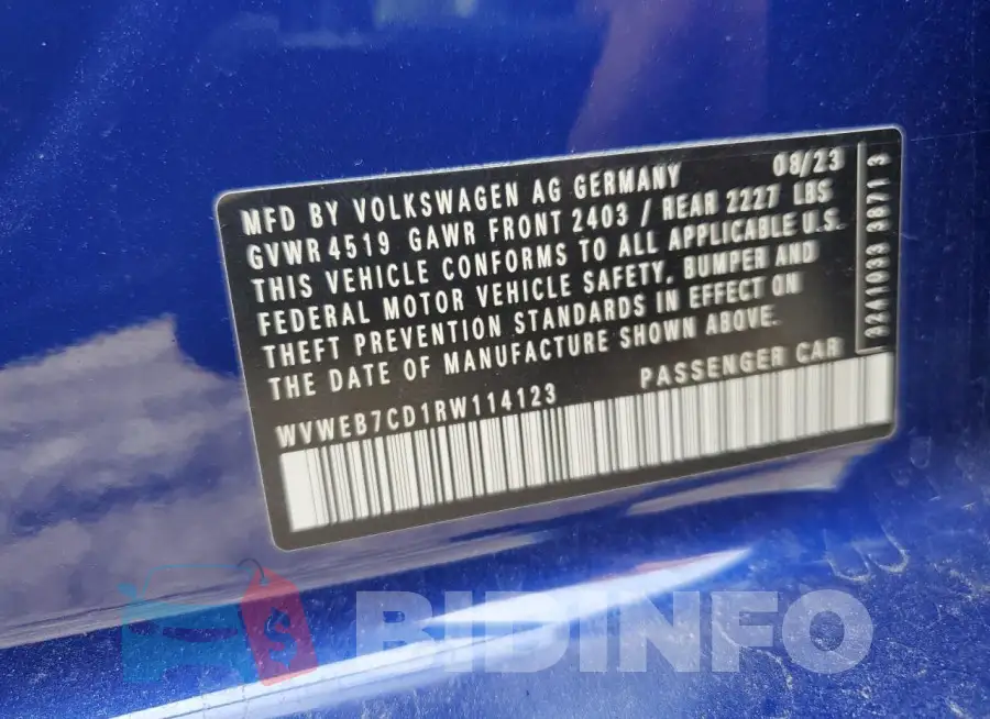 WVWEB7CD1RW114123 Photo# 13