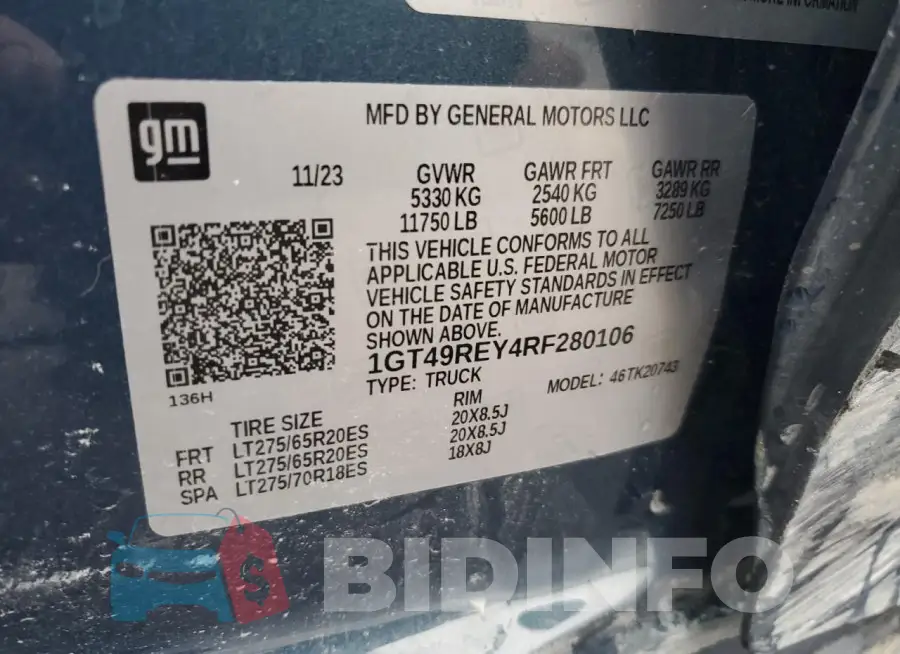 1GT49REY4RF280106 Photo# 12