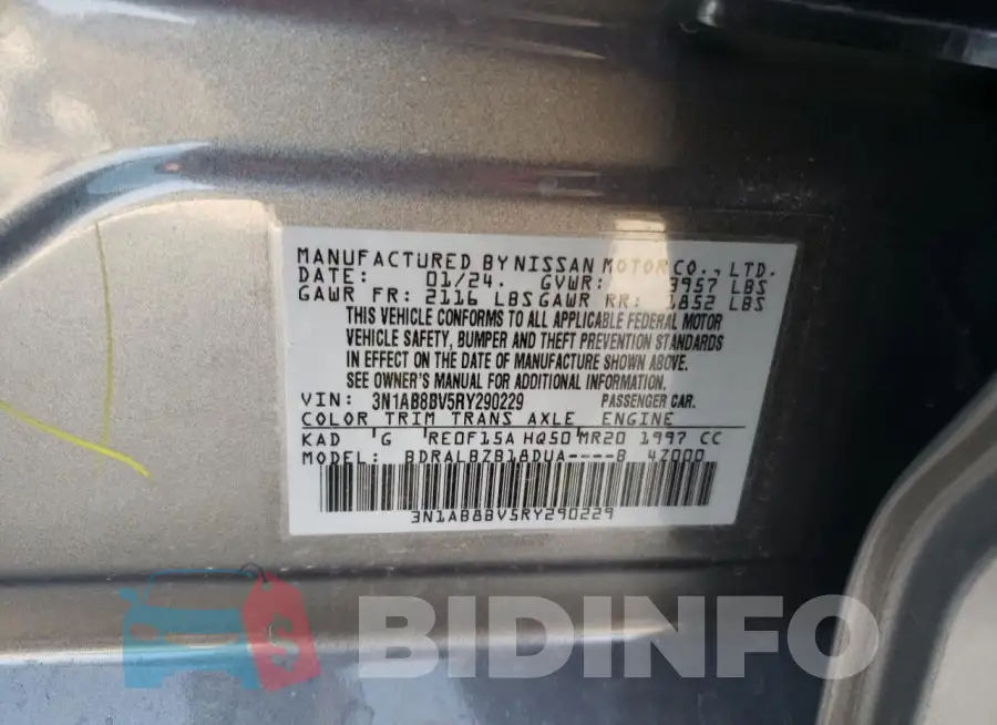 3N1AB8BV5RY290229 Photo# 12