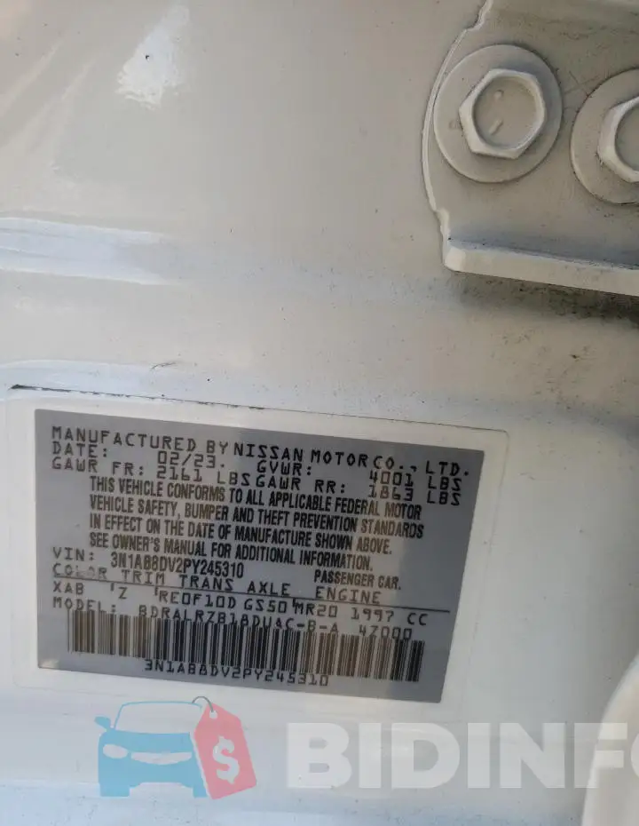 3N1AB8DV2PY245310 Photo# 12