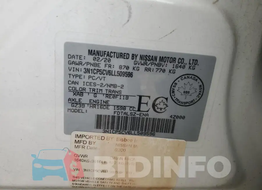 3N1CP5CV6LL509596 Photo# 13