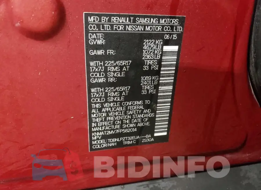 KNMAT2MV7FP582014 Photo# 13