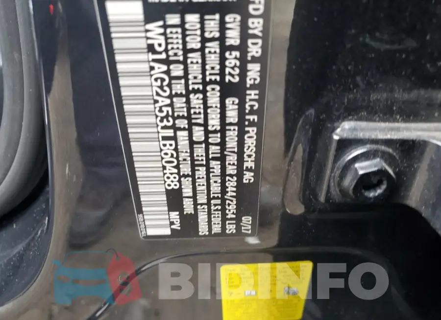 WP1AG2A53JLB60488 Photo# 12