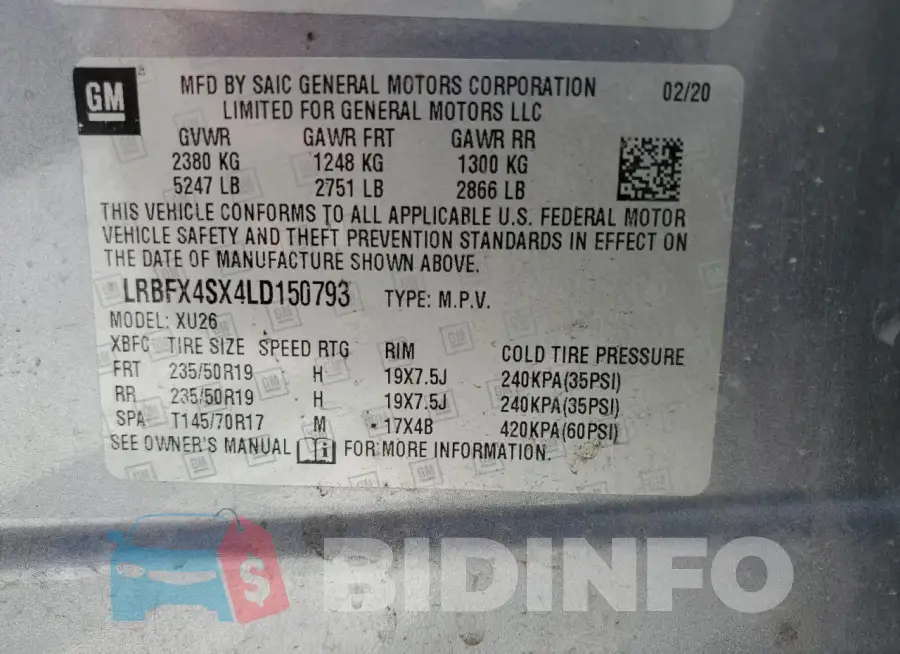 LRBFX4SX4LD150793 Photo# 13