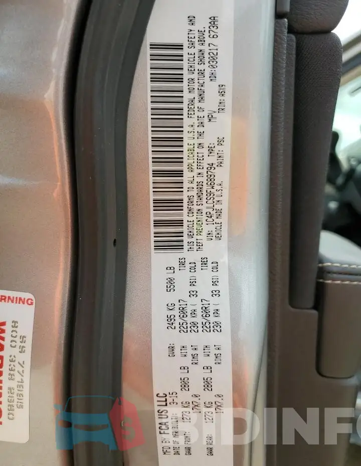 1C4PJLCS9FW689794 Photo# 14