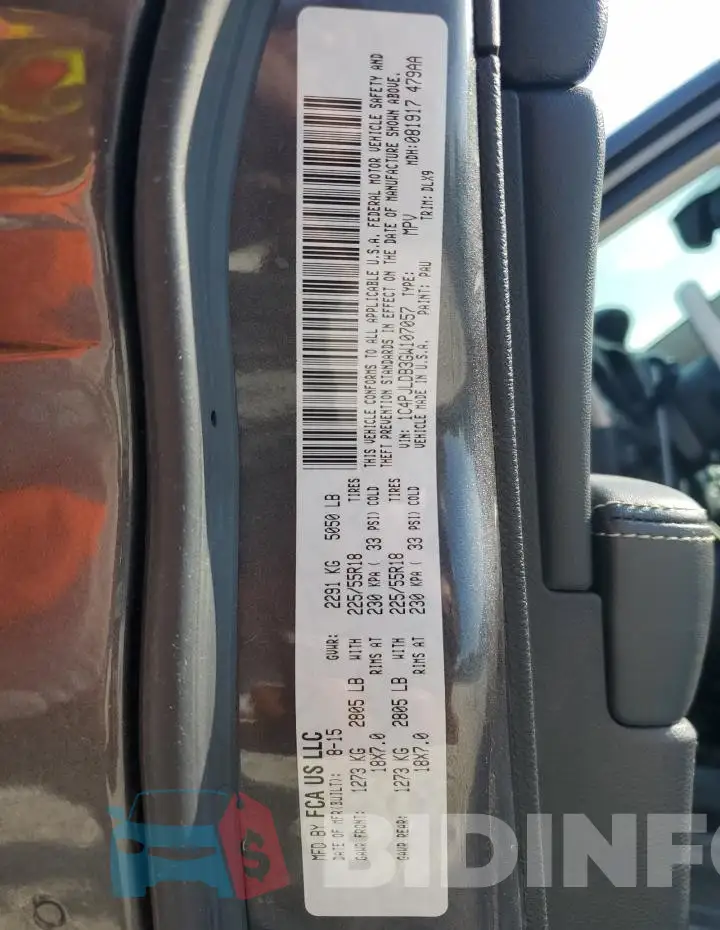 1C4PJLDB3GW107057 Photo# 13