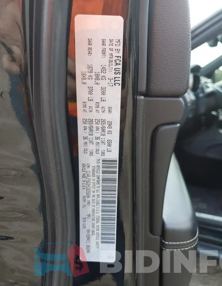 1C4RJFBG3HC835604 Photo# 14