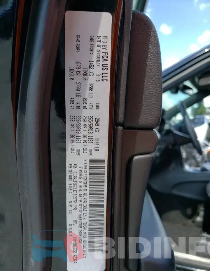 1C4RJFBG3LC116572 Photo# 13