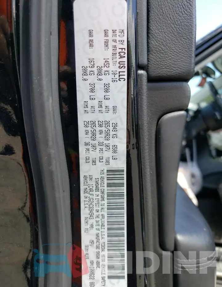 1C4RJFJG2HC694543 Photo# 13