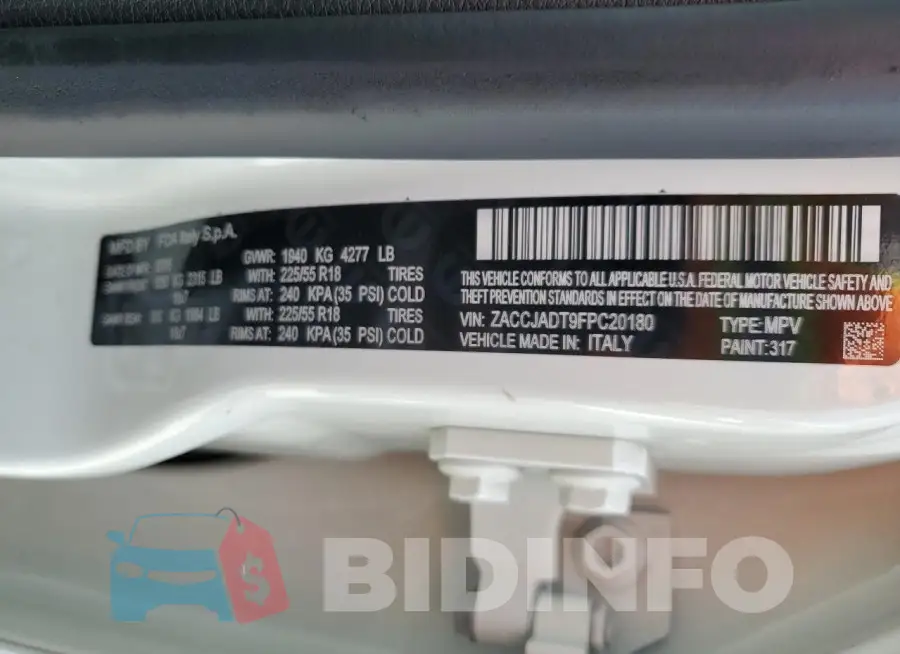 ZACCJADT9FPC20180 Photo# 13