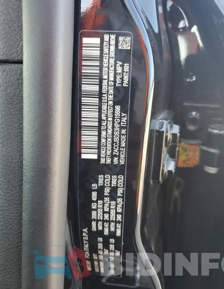 ZACCJBDB3HPG15696 Photo# 12
