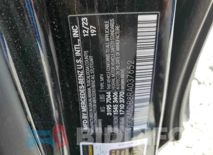 4JGGM5DB8RA037652 Photo# 12