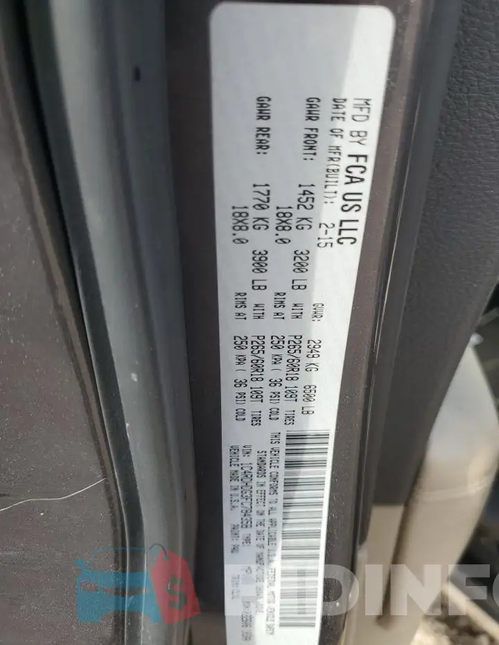1C4RDHDG3FC784358 Photo# 13