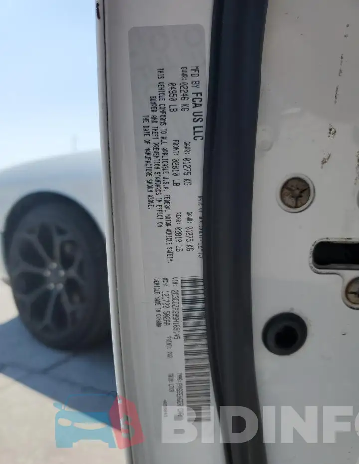 2C3CDZAG8GH169145 Photo# 12