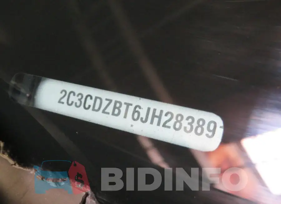 2C3CDZBT6JH283891 Photo# 9