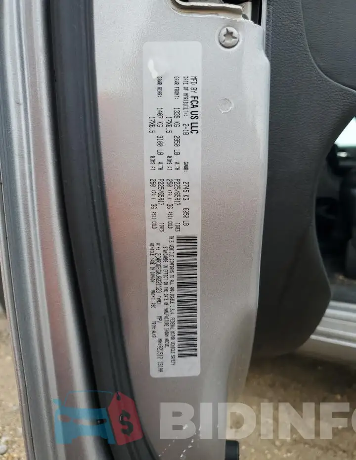 2C4RDGEG0JR221129 Photo# 14