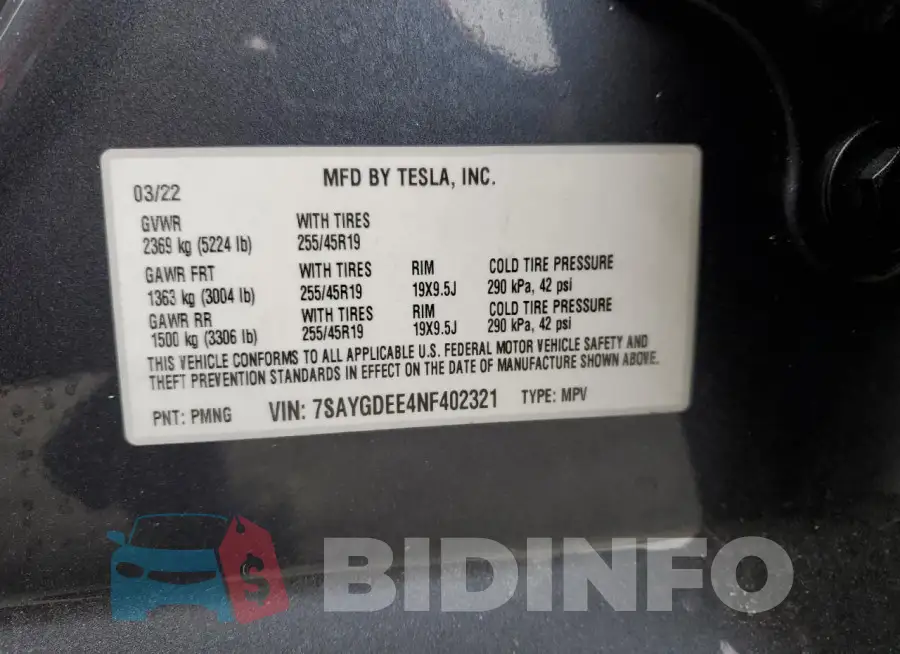 7SAYGDEE4NF402321 Photo# 12