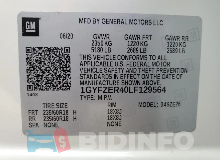 1GYFZER40LF129564 Photo# 13