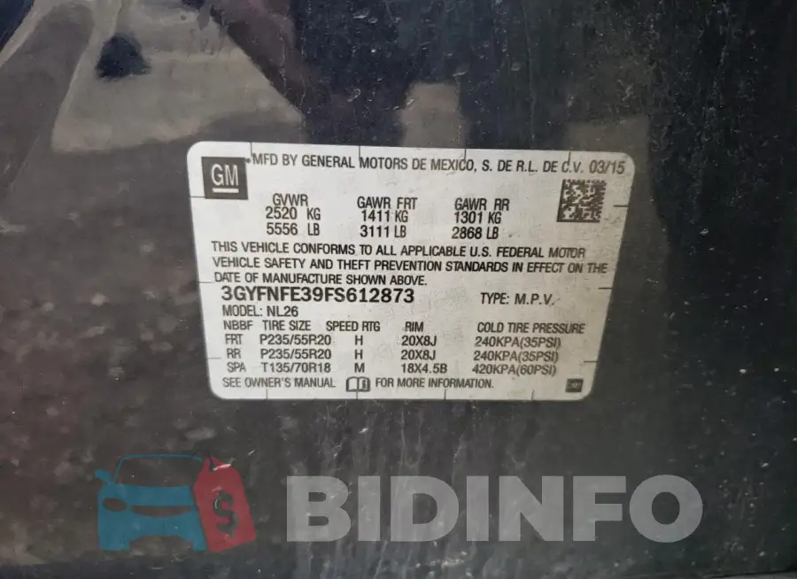 3GYFNFE39FS612873 Photo# 13