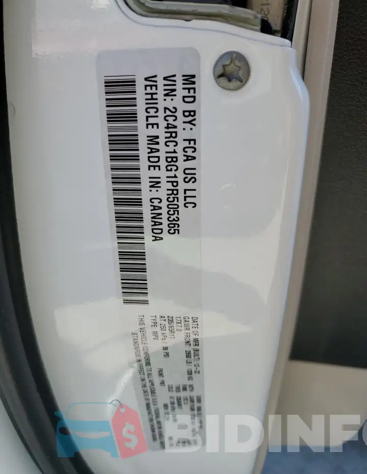 2C4RC1BG1PR505365 Photo# 14