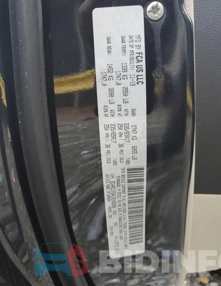 2C4RC1FG4LR143200 Photo# 14