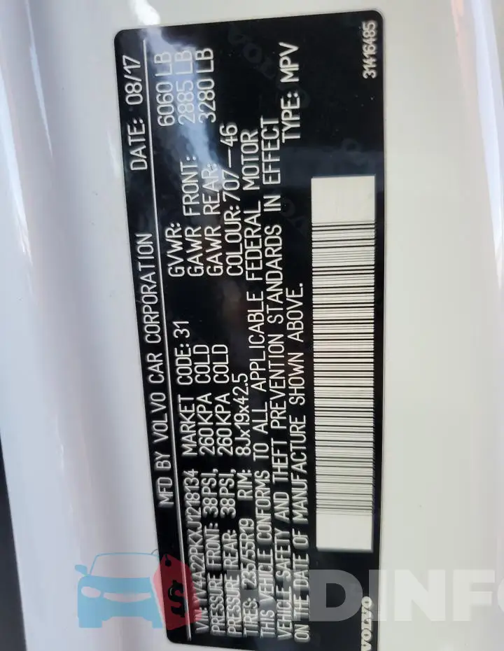 YV4A22PKXJ1218134 Photo# 14