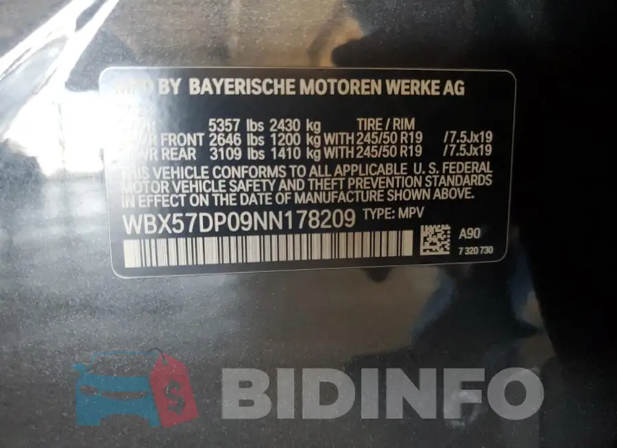 WBX57DP09NN178209 Photo# 13