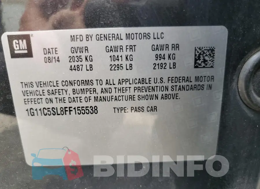 1G11C5SL8FF155538 Photo# 13