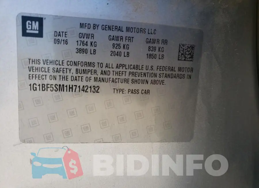 1G1BF5SM1H7142132 Photo# 12