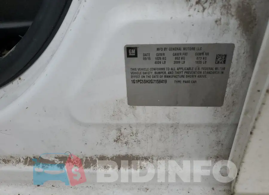 1G1PC5SH2G7158419 Photo# 13