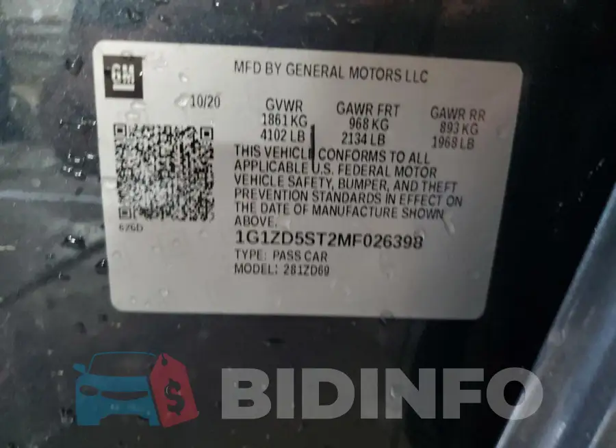 1G1ZD5ST2MF026398 Photo# 12