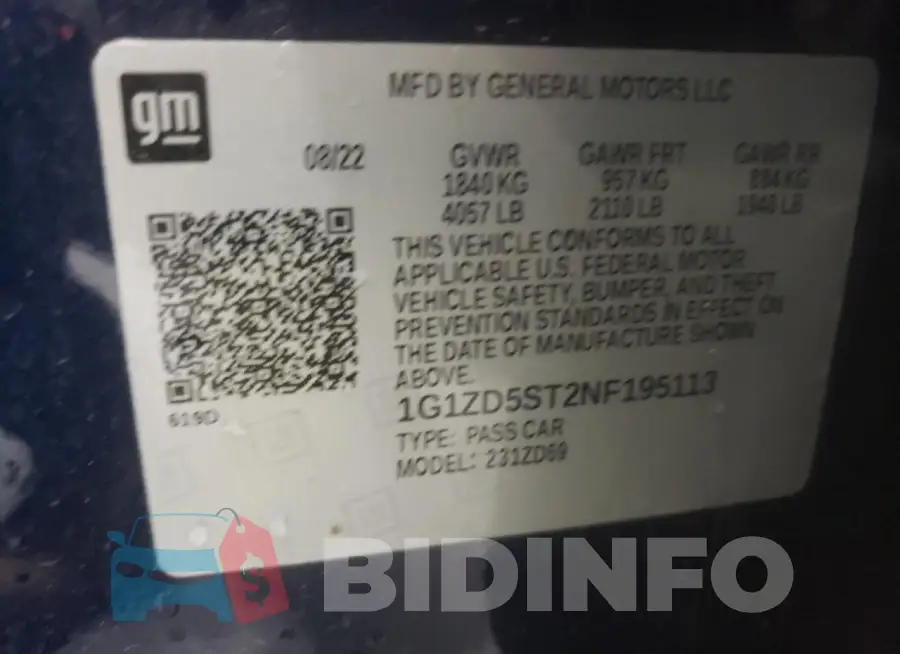 1G1ZD5ST2NF195113 Photo# 12