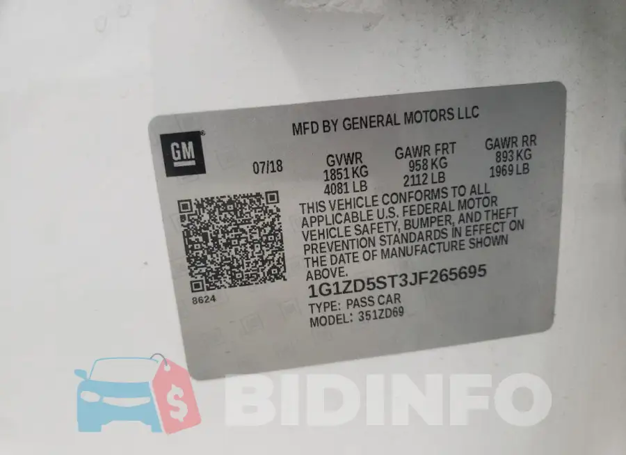 1G1ZD5ST3JF265695 Photo# 13