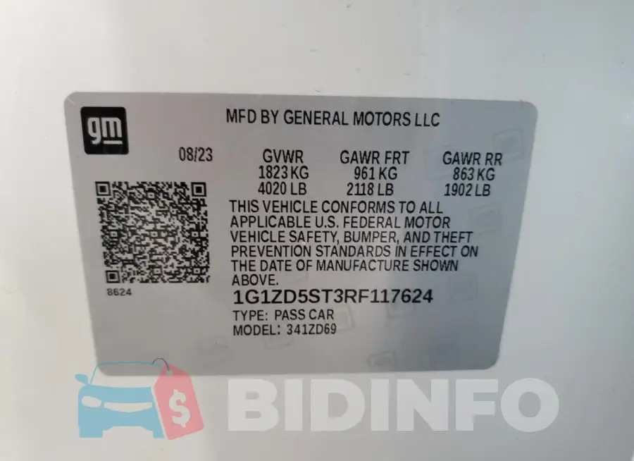 1G1ZD5ST3RF117624 Photo# 13