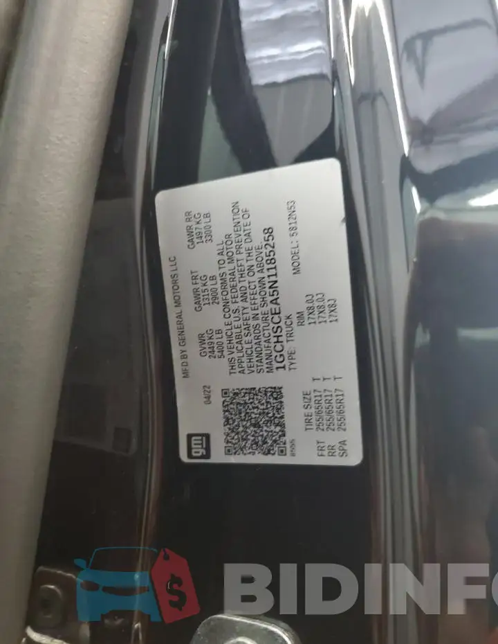 1GCHSCEA5N1185258 Photo# 12