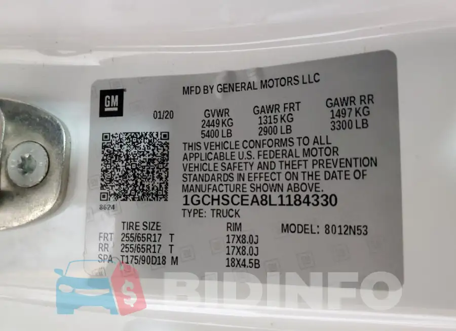 1GCHSCEA8L1184330 Photo# 12
