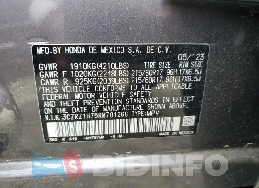 3CZRZ1H75RM701268 Photo# 13