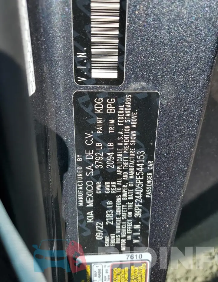 3KPF24AD5PE544153 Photo# 12