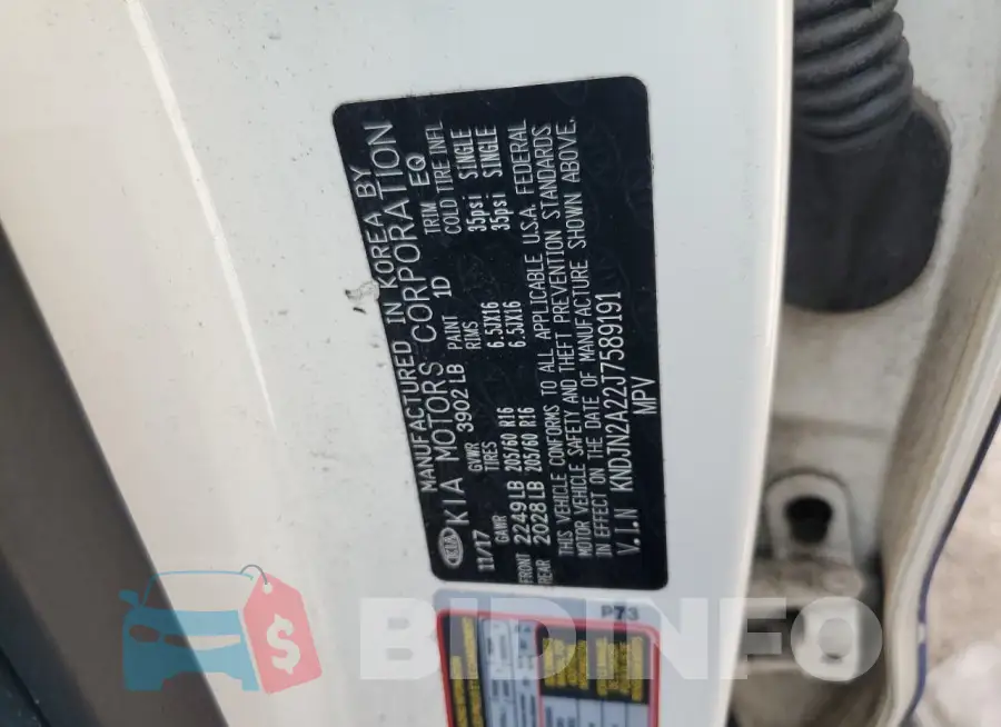 KNDJN2A22J7589191 Photo# 12