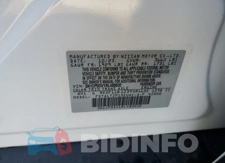 3N1CP5DV1RL480032 Photo# 12